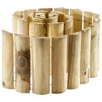 Flexible Timber Log Roll Edging 150 x 1500mm Pressure Treated Garden Border