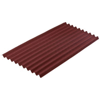 Corrugated Bitumen Roofing Sheets 950 x 2000 x 3mm  Black, Green & Red Available
