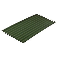 Corrugated Bitumen Roofing Sheets 950 x 2000 x 3mm  Black, Green & Red Available