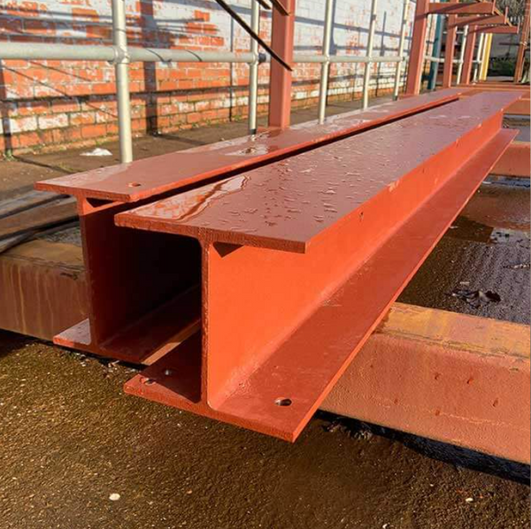 Universal Red Oxide Mild Steel RSJ Beam UB Structural S355 Metal 152 x 89 x 16kg