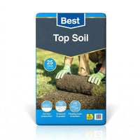 25L Garden Top Soil Multi Purpose Lawn Soil Planting Beds Borders Soil Bag
