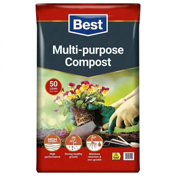 50L Peat Free Multi Purpose Compost Soil Garden Plants Flowers Pots