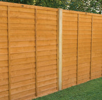 Dip Treated Overlap Fence Panel - (6 x 6ft / 6 x 5ft /6 x 4ft / 6 x 3ft)