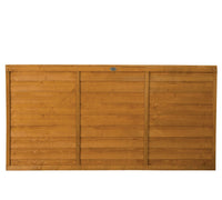 Dip Treated Overlap Fence Panel - (6 x 6ft / 6 x 5ft /6 x 4ft / 6 x 3ft)