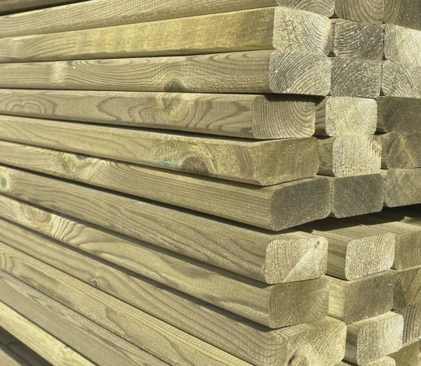Exterior Screening Slatted Batten 20.5 x 44 x 3600mm Pack of 10