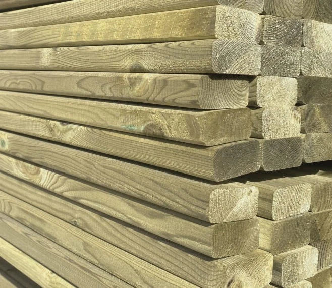 Exterior Screening Slatted Batten 20.5 x 44 x 3600mm Pack of 10