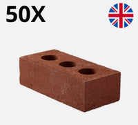 50 x Marshalls Red Engineering Brick - 215 x 100 x 65mm - Free Delivery