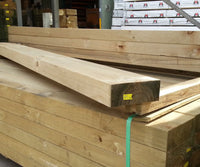 Treated Timber Garden Railway Sleeper - Garden Edging - 100 x 150 x 1200mm