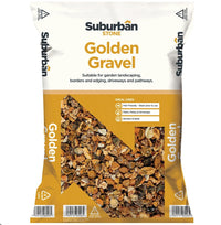 5 x 20mm Golden Gravel Decorative Landscaping - 20KG EACH BAG ( 100KG TOTAL) UK