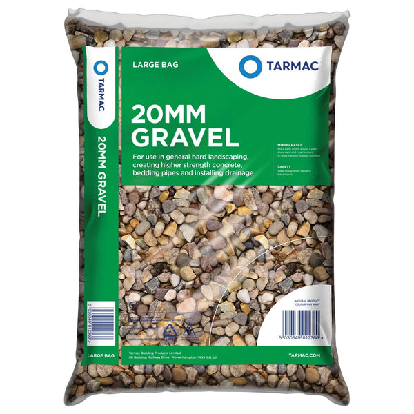 20mm Pea Gravel Decorative 25kg Garden Driveway Stones Chippings Aggregate